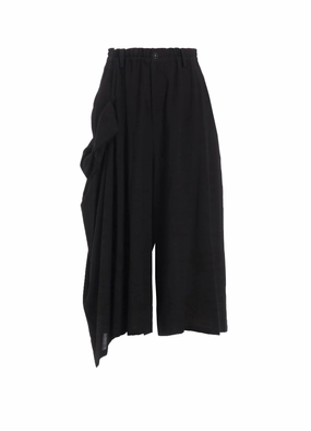 Comfortable Style Cozy Lining COTTON BOYLE VIYELLA RIGHT DRAPE PANTS