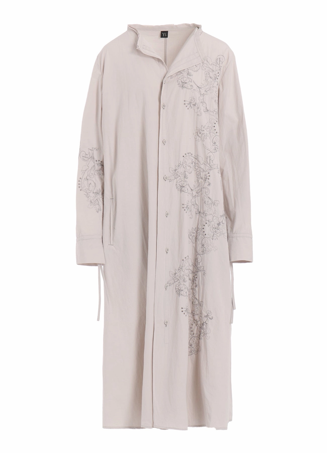 Romantic Vibes Effortless Style COTTON BROAD BALLER LACE COLLARLESS DRESS