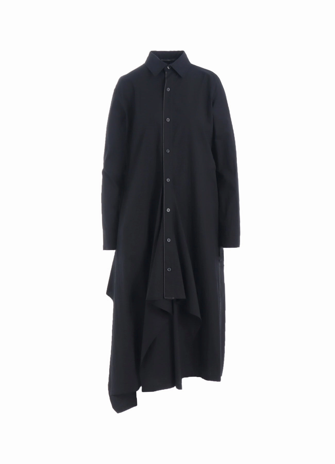 Soft Wear Spring Mood COTTON BROAD DRAPED SHIRT DRESS