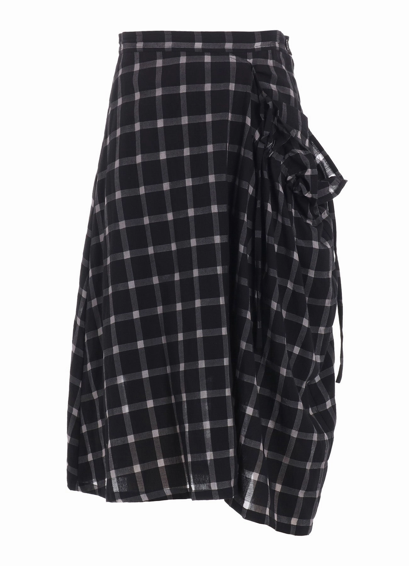 COTTON CUPRO GATHERED SKIRT Calm Aesthetic Fresh Glow