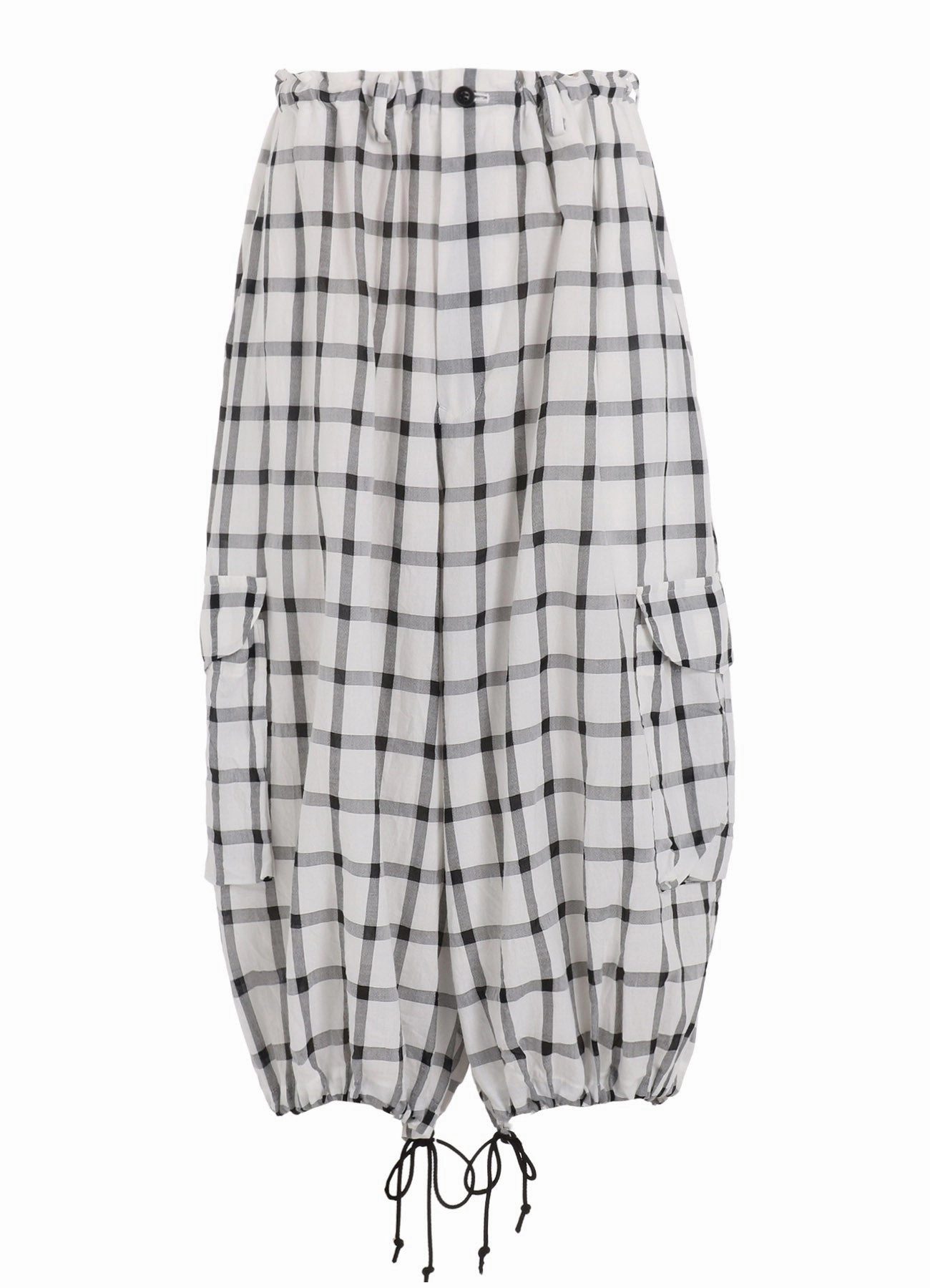 Cozy and Soft COTTON CUPRO PLAID PANTS