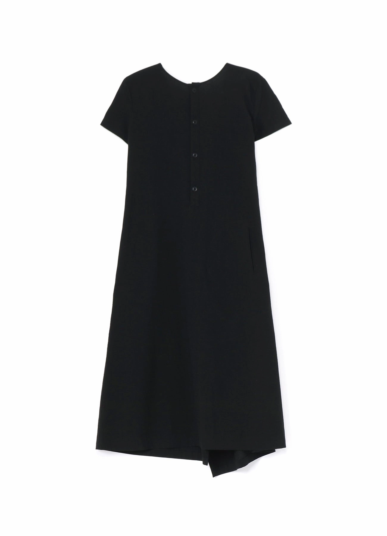 Relax Piece COTTON FLAX POPLIN BACK TIE DRESS