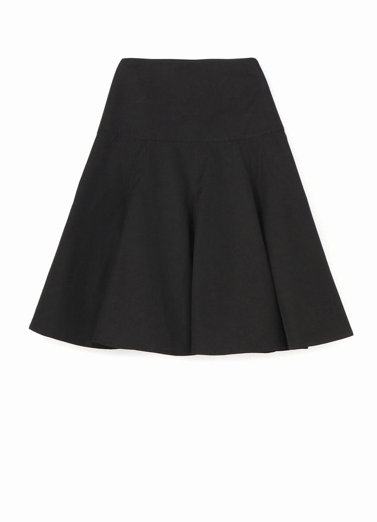 budget-friendly Soft-touch COTTON GABARDINE  FLARE SKT