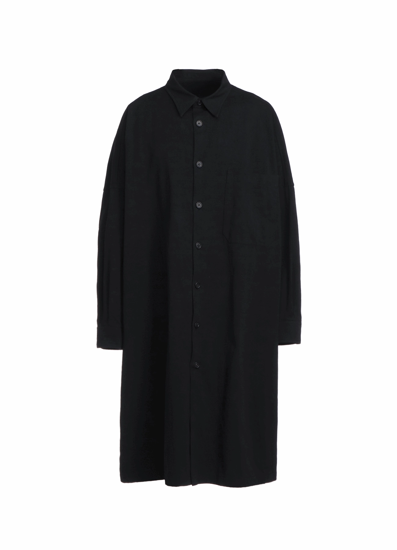 YKK Fasteners Waterproof Fabric COTTON/HEMP TWILL BACK YOKE ZIP COAT