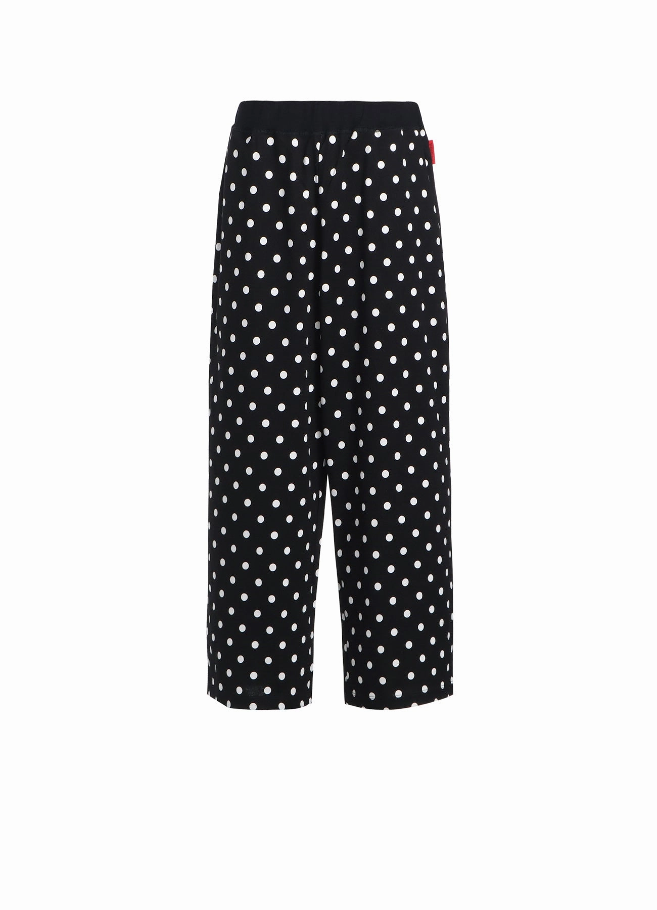 COTTON JERSEY DOT PRINT PANTS Body shaping
