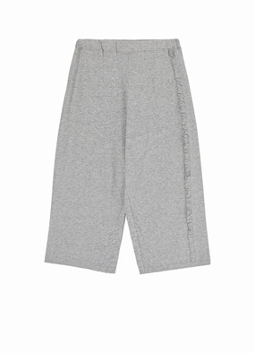 Quick Adjust Fit Breathable Lining COTTON JERSEY FRILL 4/5 LENGTH PANTS