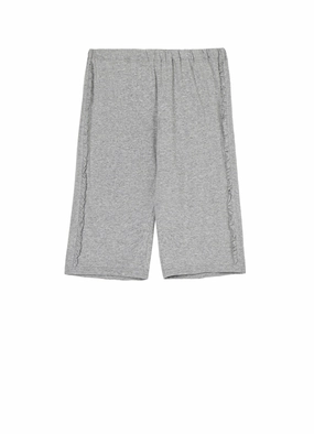 COTTON JERSEY FRILL KNEE-LENGTH PANTS Flexible Knee Articulation