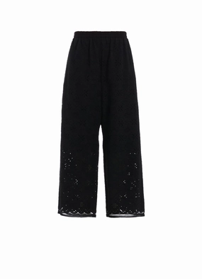 COTTON LACE WASIT ELASTIC PANTS Chic Vibe Utility Ready