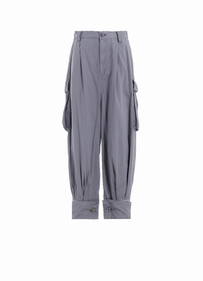 COTTON LAWN GARMENT DYE KHEM CUFFS CARGO PANTS Lightweight