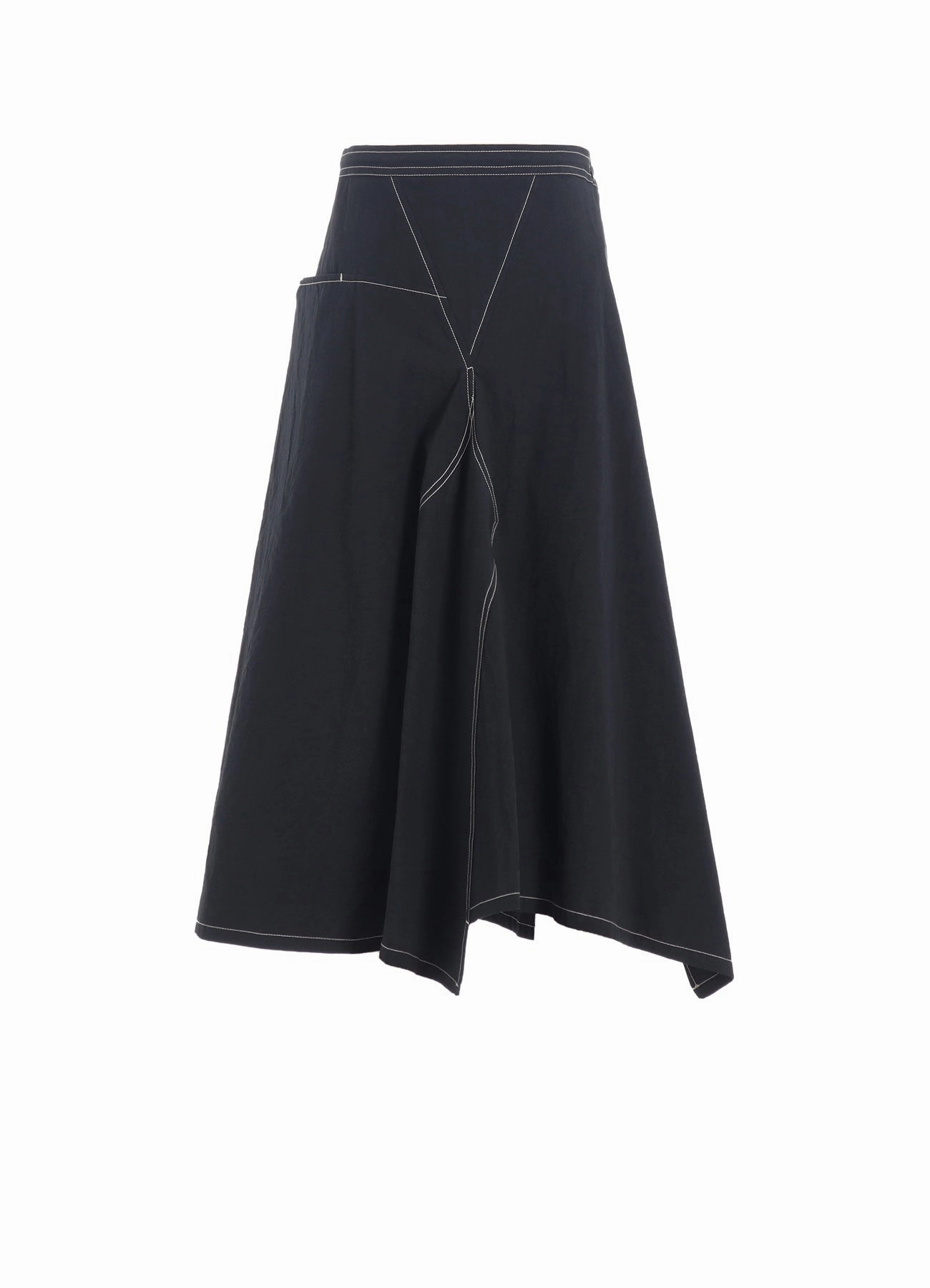 Inner Feel COTTON LINEN DUMP ASYMMETRIC SKIRT