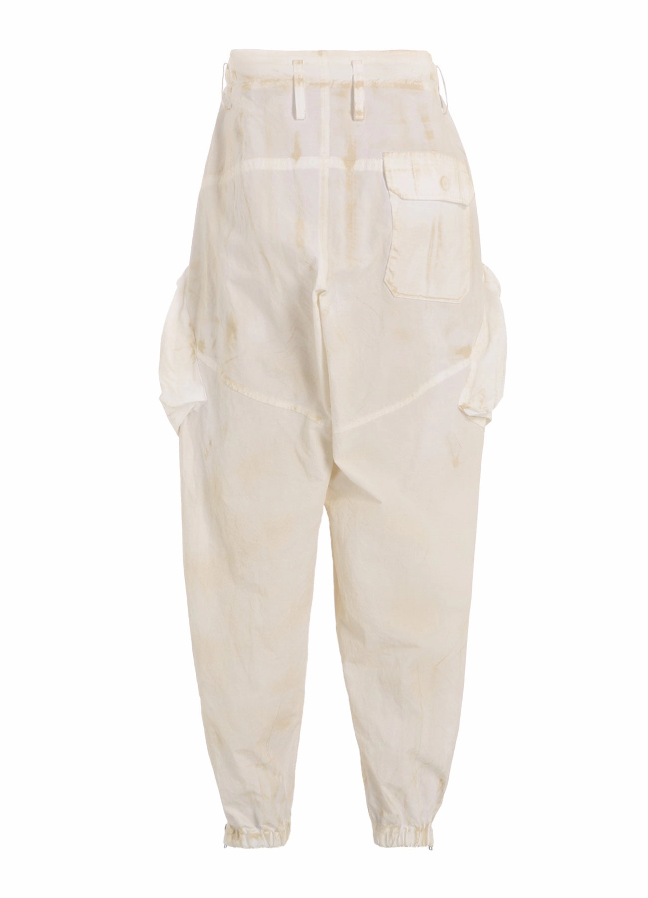 Outdoor Fit Functional fashion wear COTTON LINEN DUMP ROOLER PRINTING ZIP POCKET PANTS