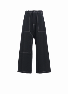 COTTON LINEN DUMP STRAIGHT PANTS Athletic Comfort quick dry