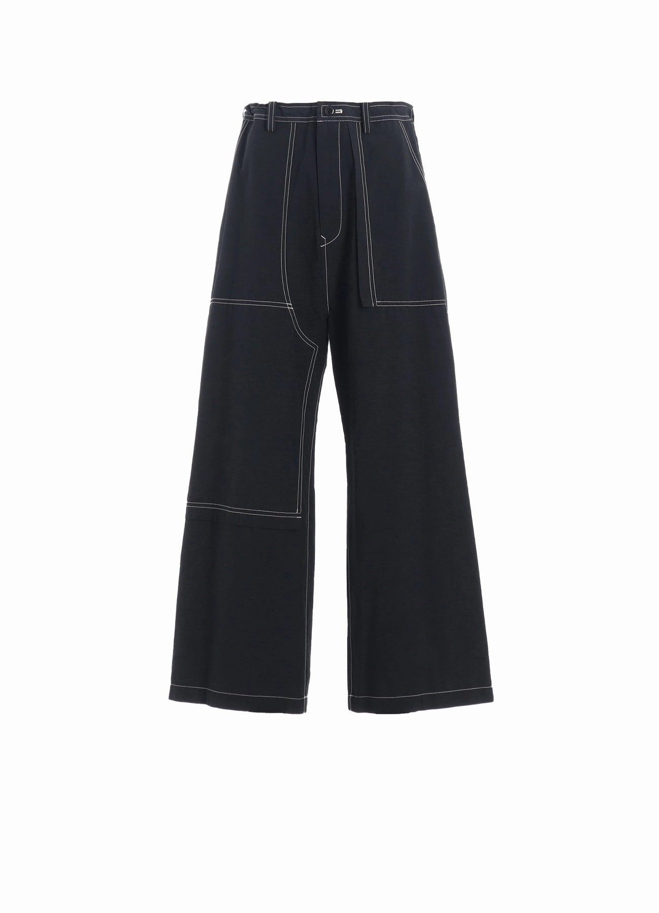 COTTON LINEN DUMP STRAIGHT PANTS Athletic Comfort quick dry