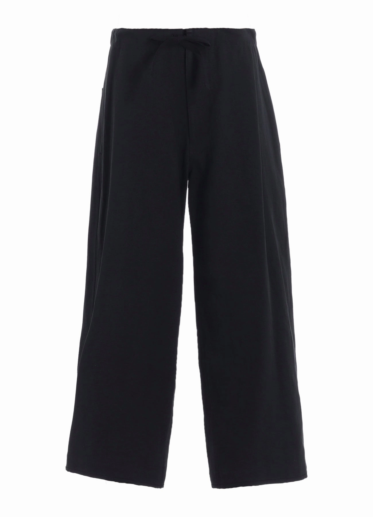 COTTON LINEN TWILL STRAIGHT PANTS Tear Resistant Fabric Essential Wear