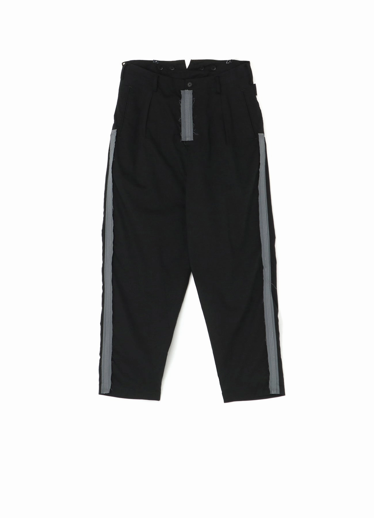 COTTON LYOCELL BROAD SUSPENDER PANTS WITH DECORATIVE CLOTH IN SIDE Sporty Fit