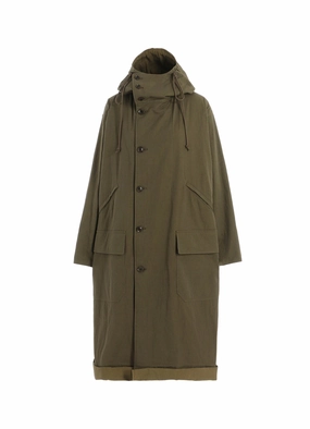 Flexible Cuffs Foldable Design COTTON NYLON GABARDINE MILITARY COAT
