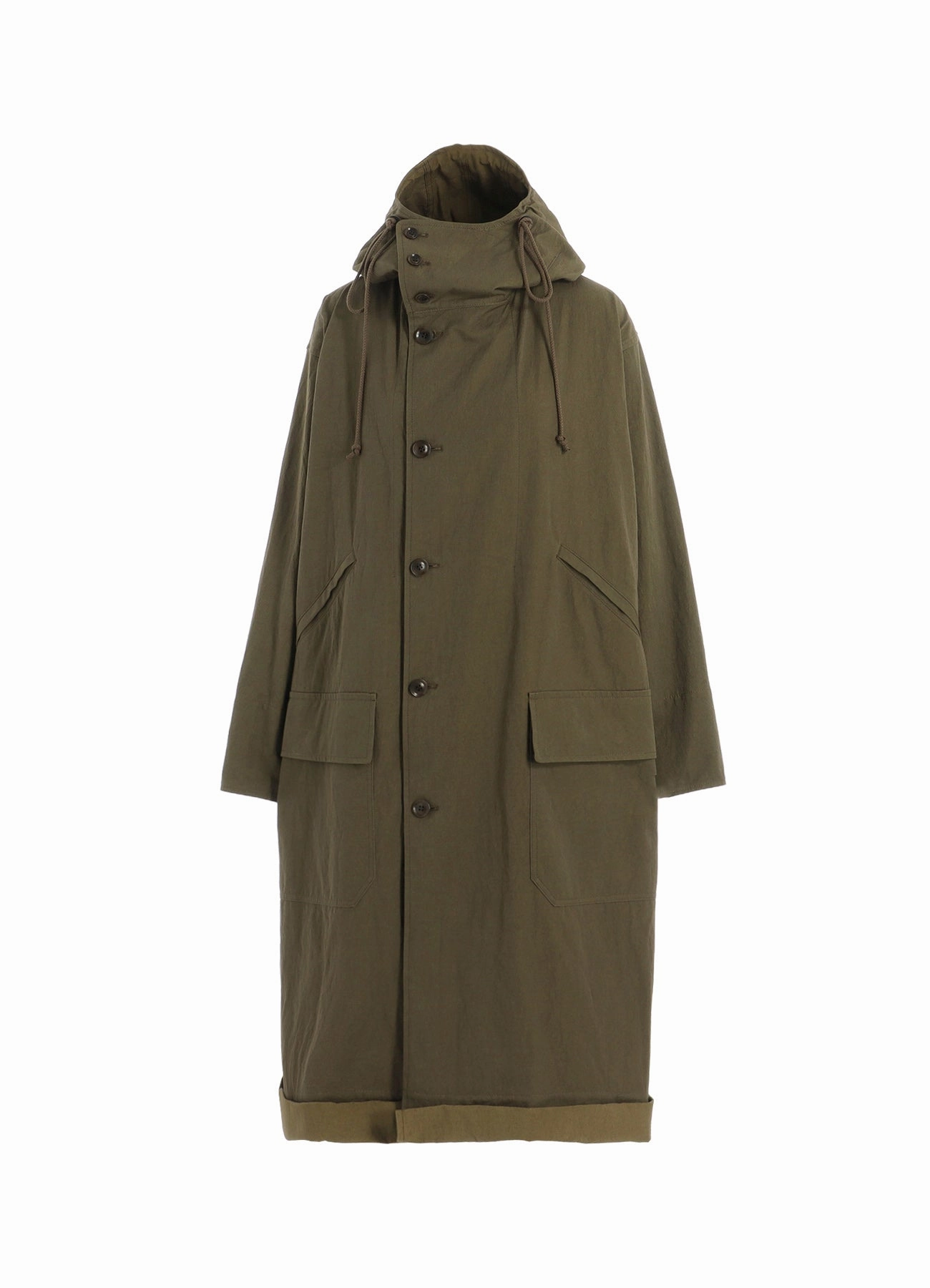 Flexible Cuffs Foldable Design COTTON NYLON GABARDINE MILITARY COAT