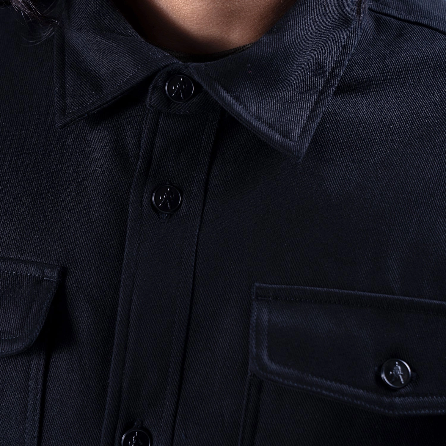 Easy Movement Vintage Style Quilted Lined Twill Shirt Jacket - Mens