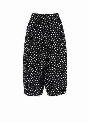 COTTON RIPPLE DOT PRINT PENGUIN PANTS Durable Fabric