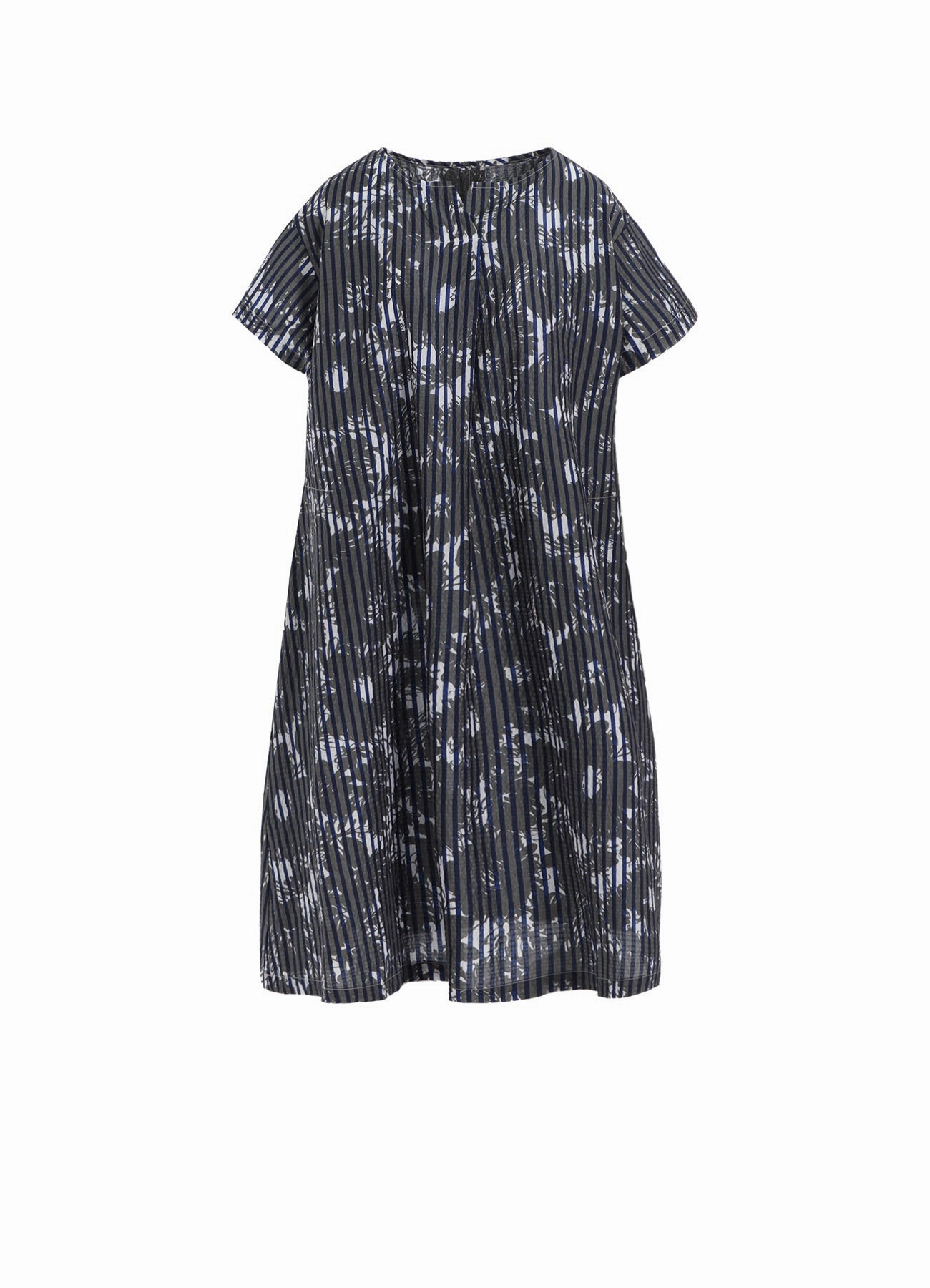 COTTON RIPPLE PRINT ONE PIECE Light Shape