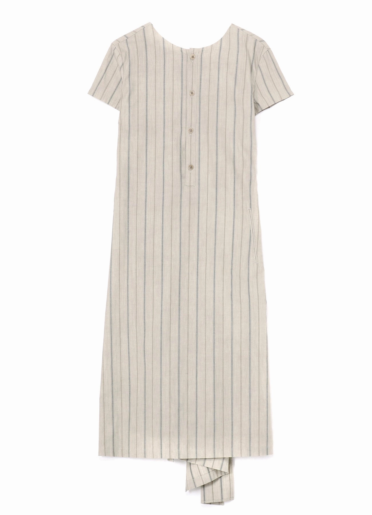COTTON STRIPE INK DYED BACK TIE DRESS Urban Utility