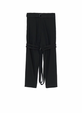 quick dry COTTON TENCEL LAWN HANGING STRAP PANTS