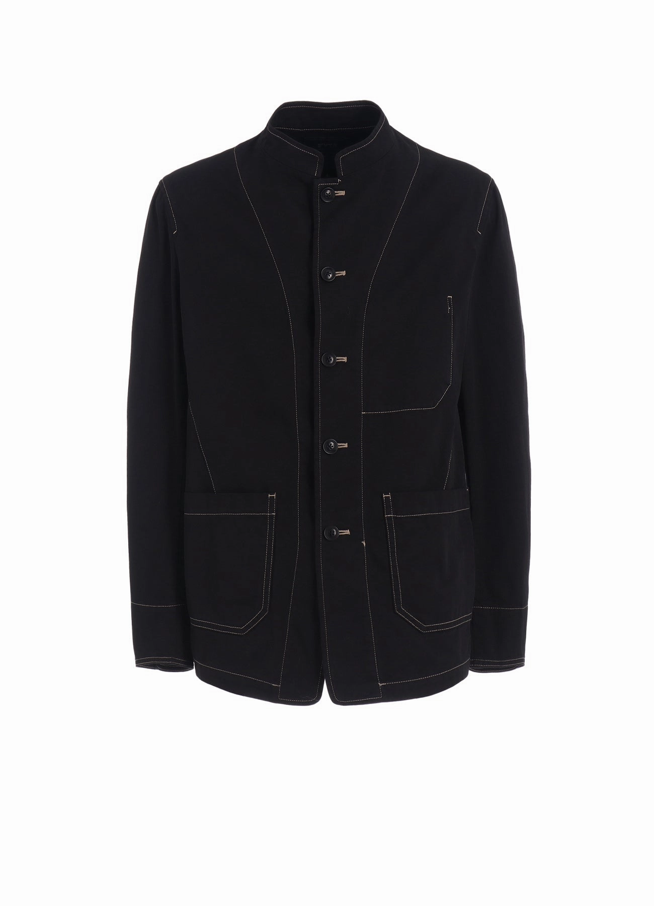 Gel COTTON TWILL GARMENT DYED STAND COLLAR JACKET