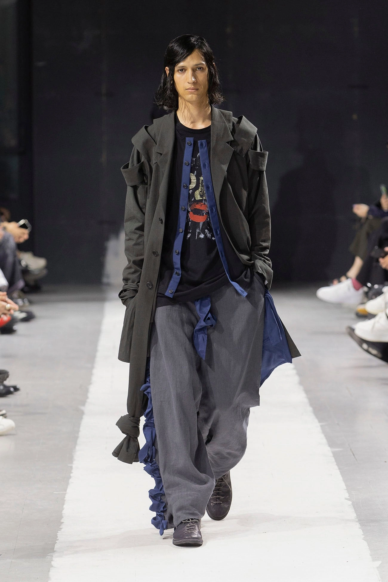 COTTON TWILL SHOULDER EPAULET DOUBLE JACKET Trend