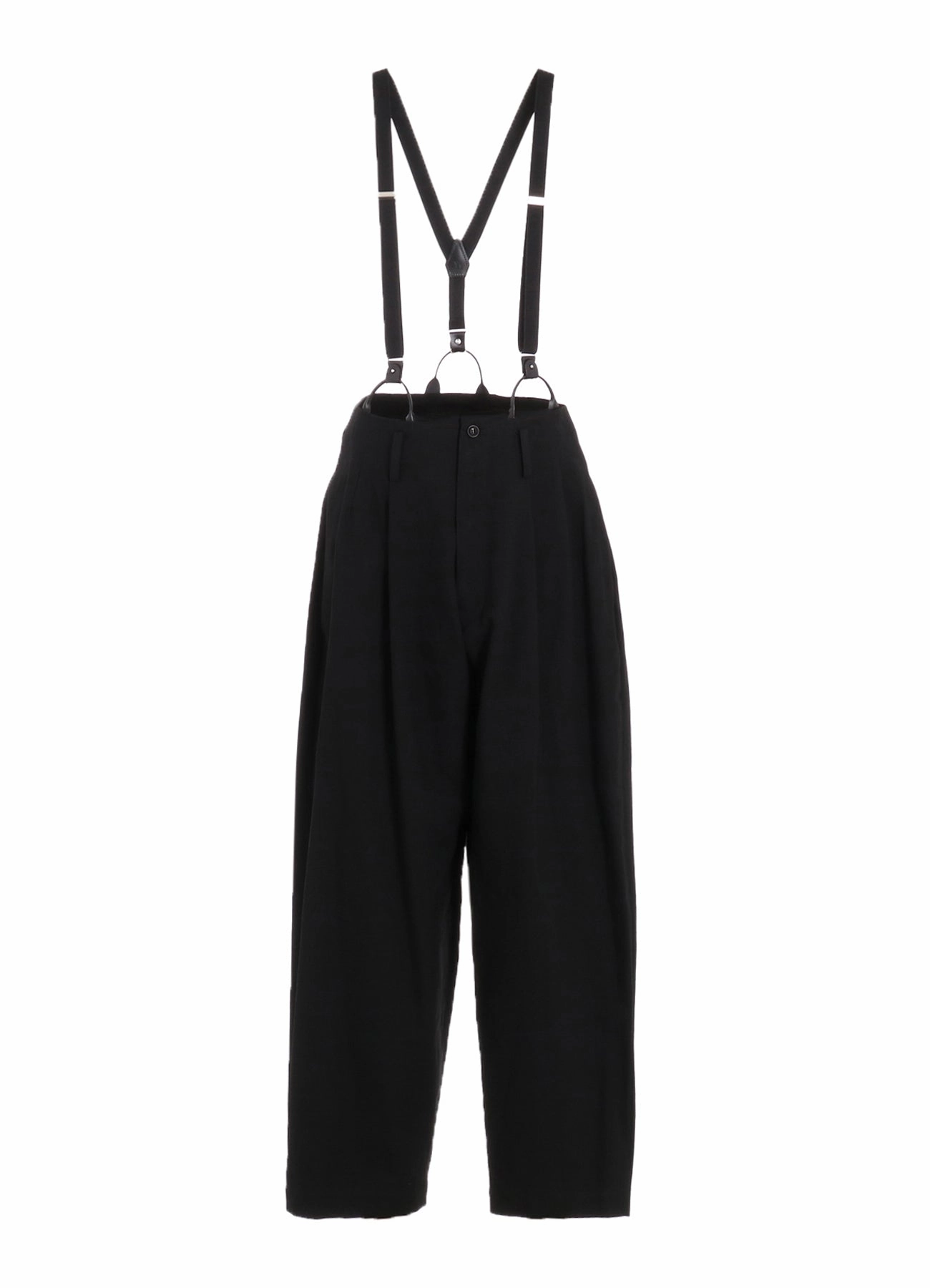 COTTON TWILL SUSPENDER PANTS Functional Fashion Layering Piece
