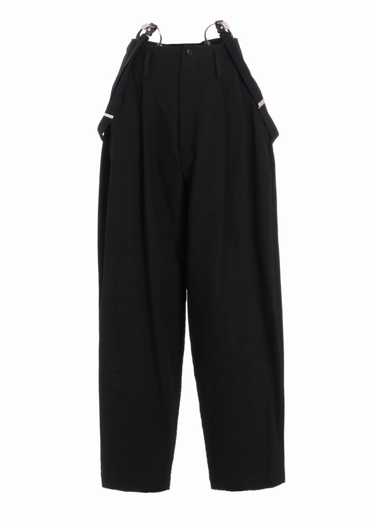 COTTON TWILL SUSPENDER PANTS Lightweight Flex