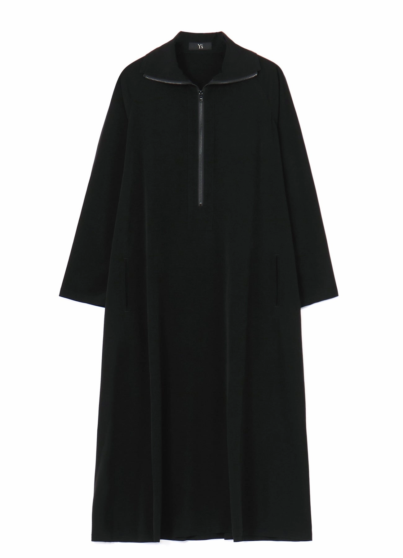 CREPE de CHINE HALF ZIP DRESS Classic Appeal