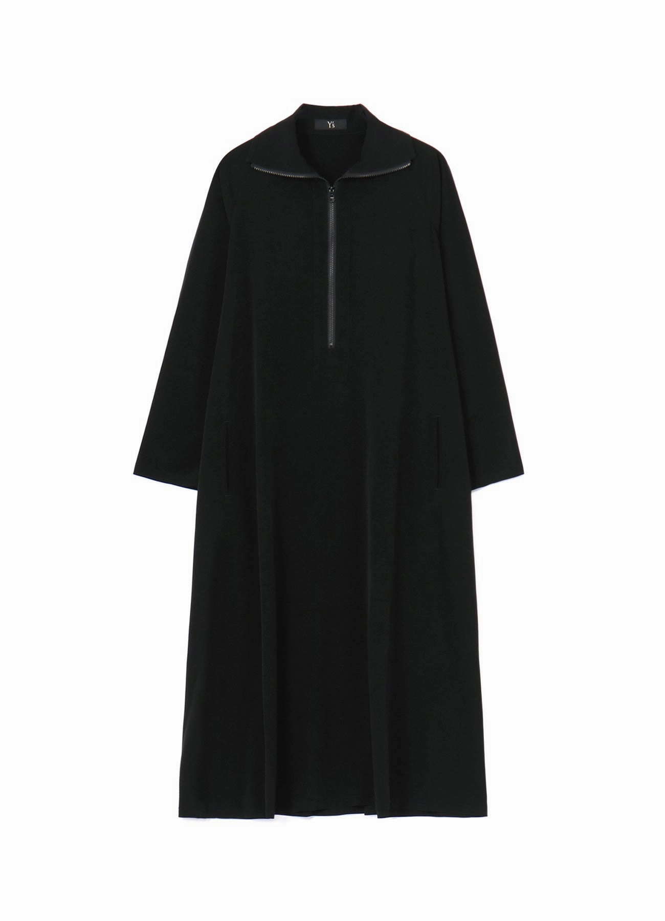 CREPE de CHINE HALF ZIP DRESS Vibe Style