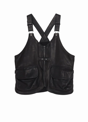 waterproof COW LEATHER DEEP-FRY TECH VEST