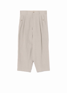 40 LINEN TRIPLE STITCH PANTS Double Stitched Decorative stitching