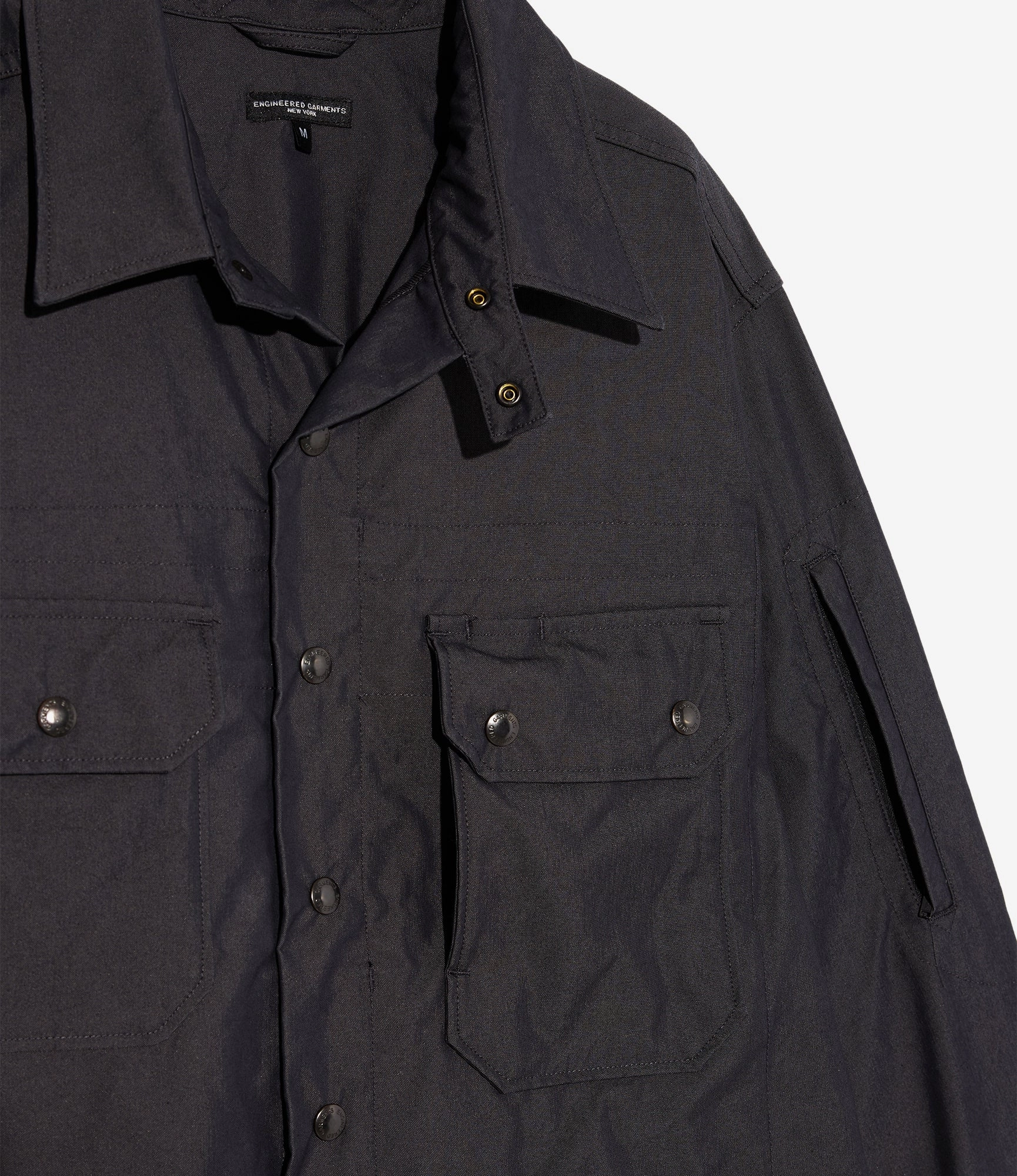CPO Jacket ?C Charcoal Weather Poplin Debit Comfortable