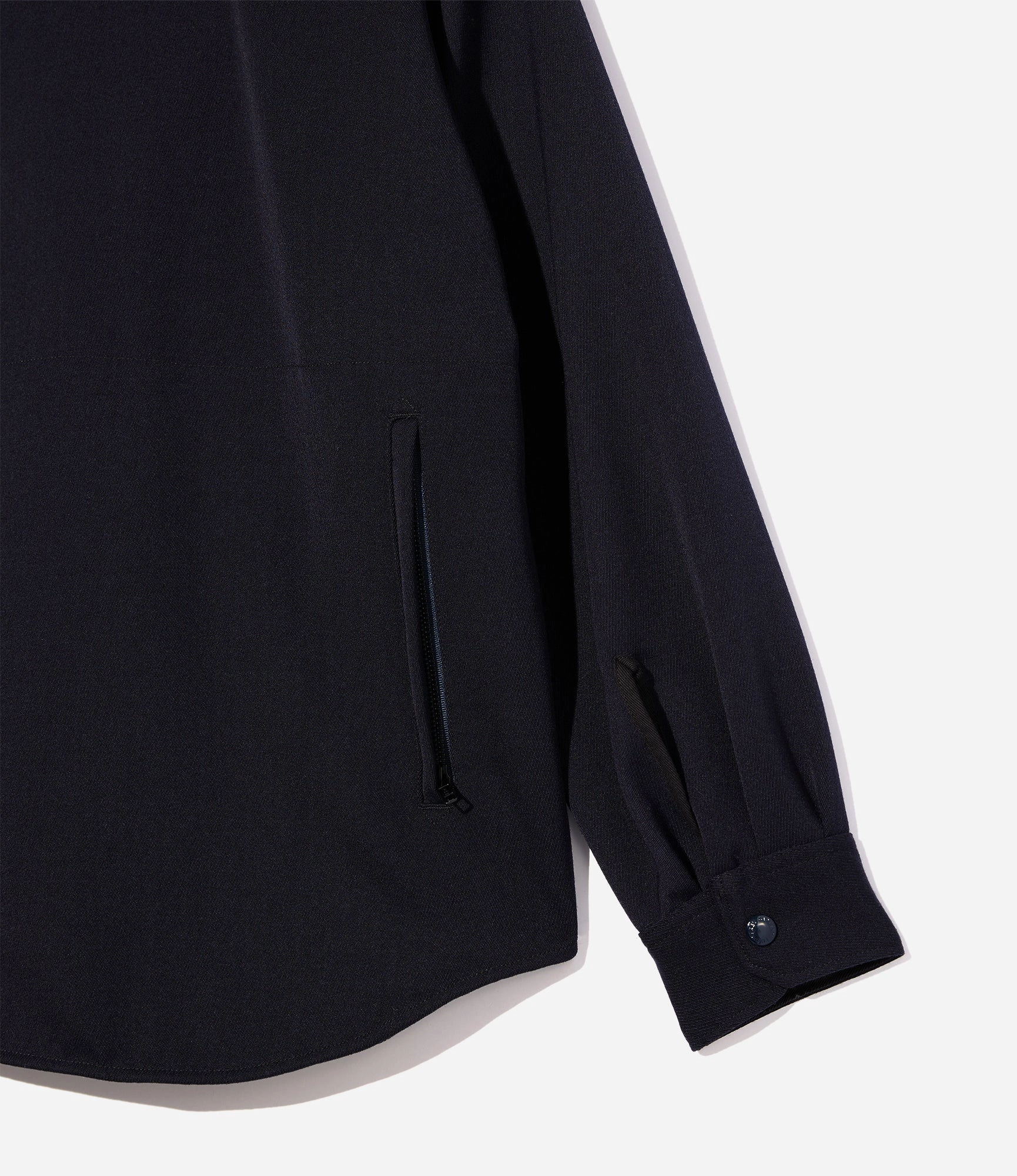 Effortless Wear CPO Jacket ?C Dark Navy Heavy Wool Elastique