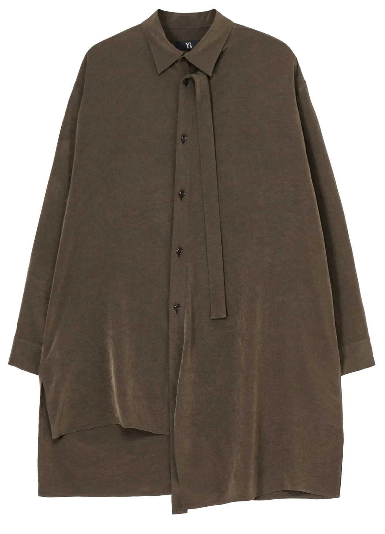 Everyday Outfit CREPE de CHINE FRONT PLACKET BLOUSE