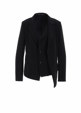 Ventilation Grommets Keep CREPE de CHINE 2 LAYER JACKET