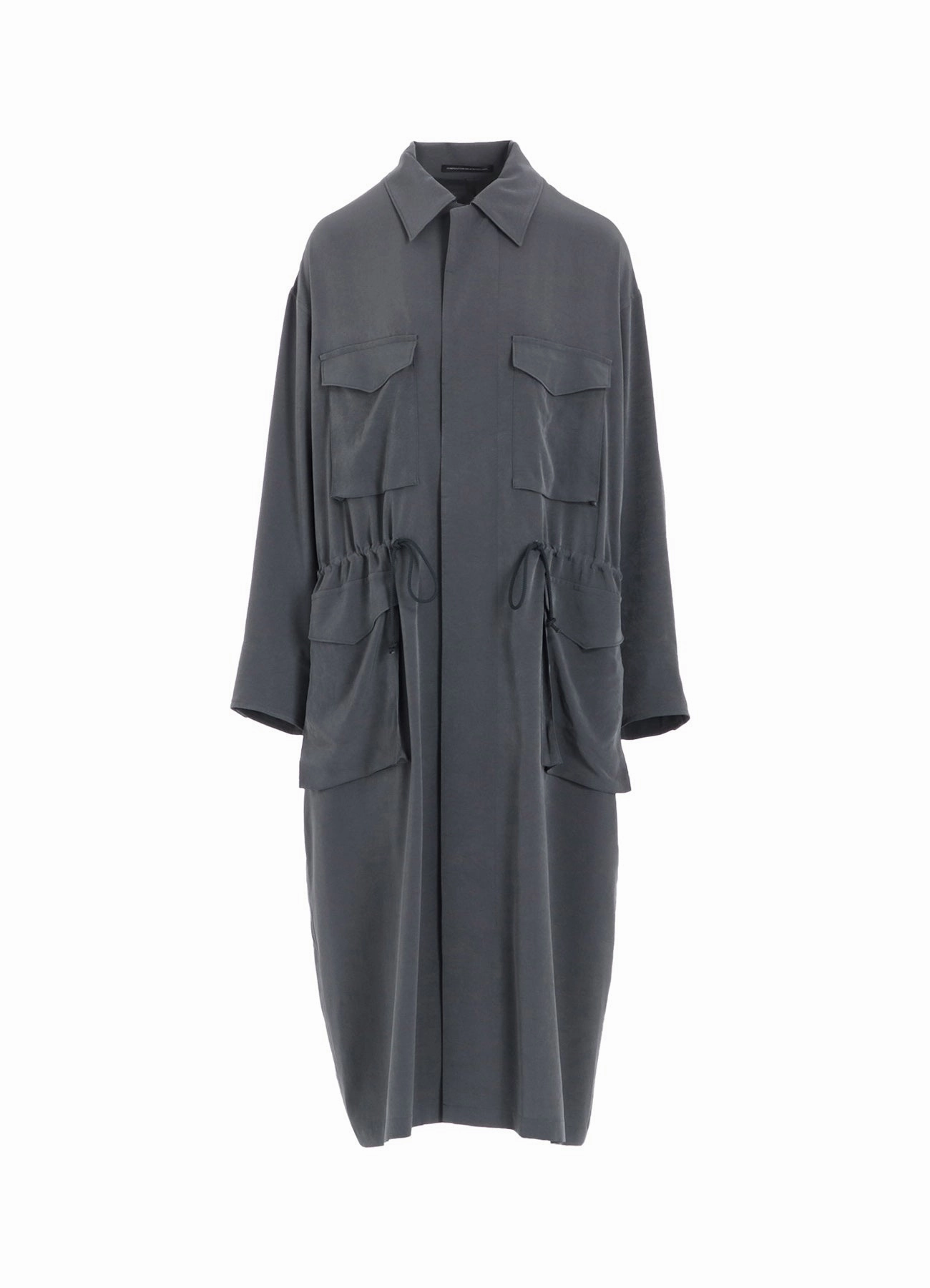 CREPE de CHINE 4-POCKET LONG DRESS Tailored Piece