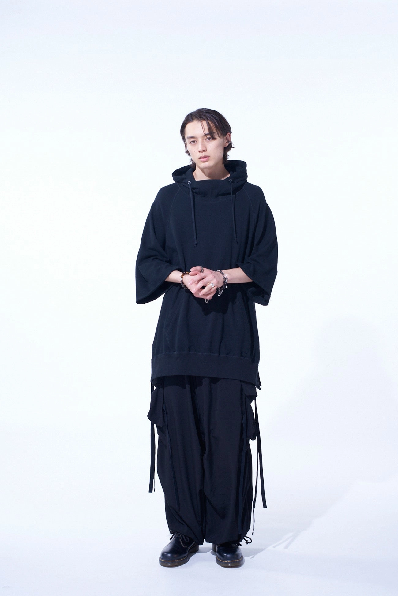 CREPE de CHINE ARMY TECHNO PANTS Movement Ready