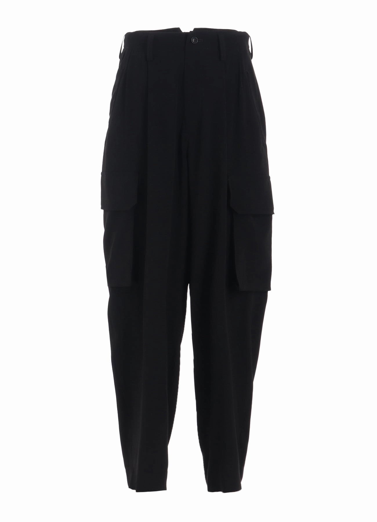 Sleek Appearance CREPE de CHINE CARGO PANTS