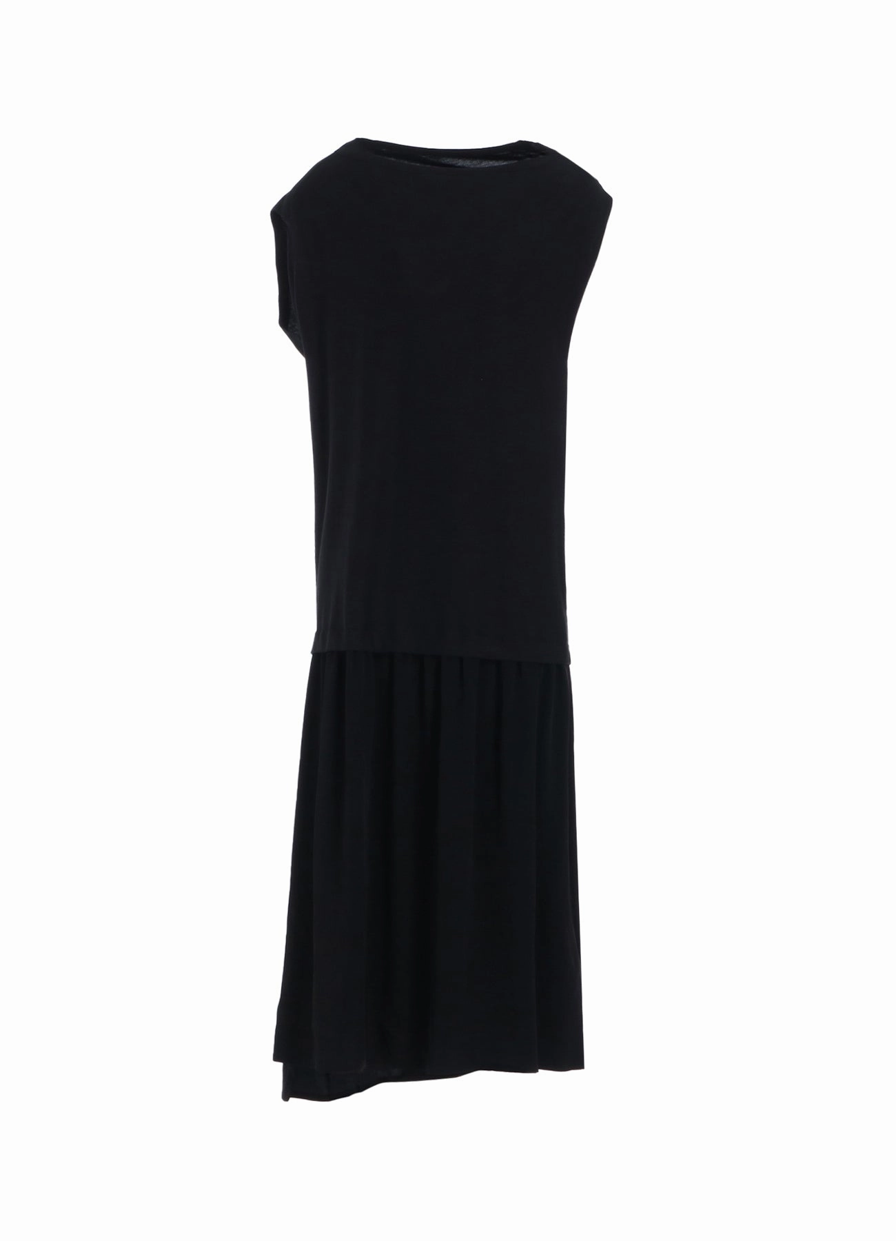 Chill Mode Front-Slit CREPE de CHINE CLOTH FRENCH SLEEVE DRESS