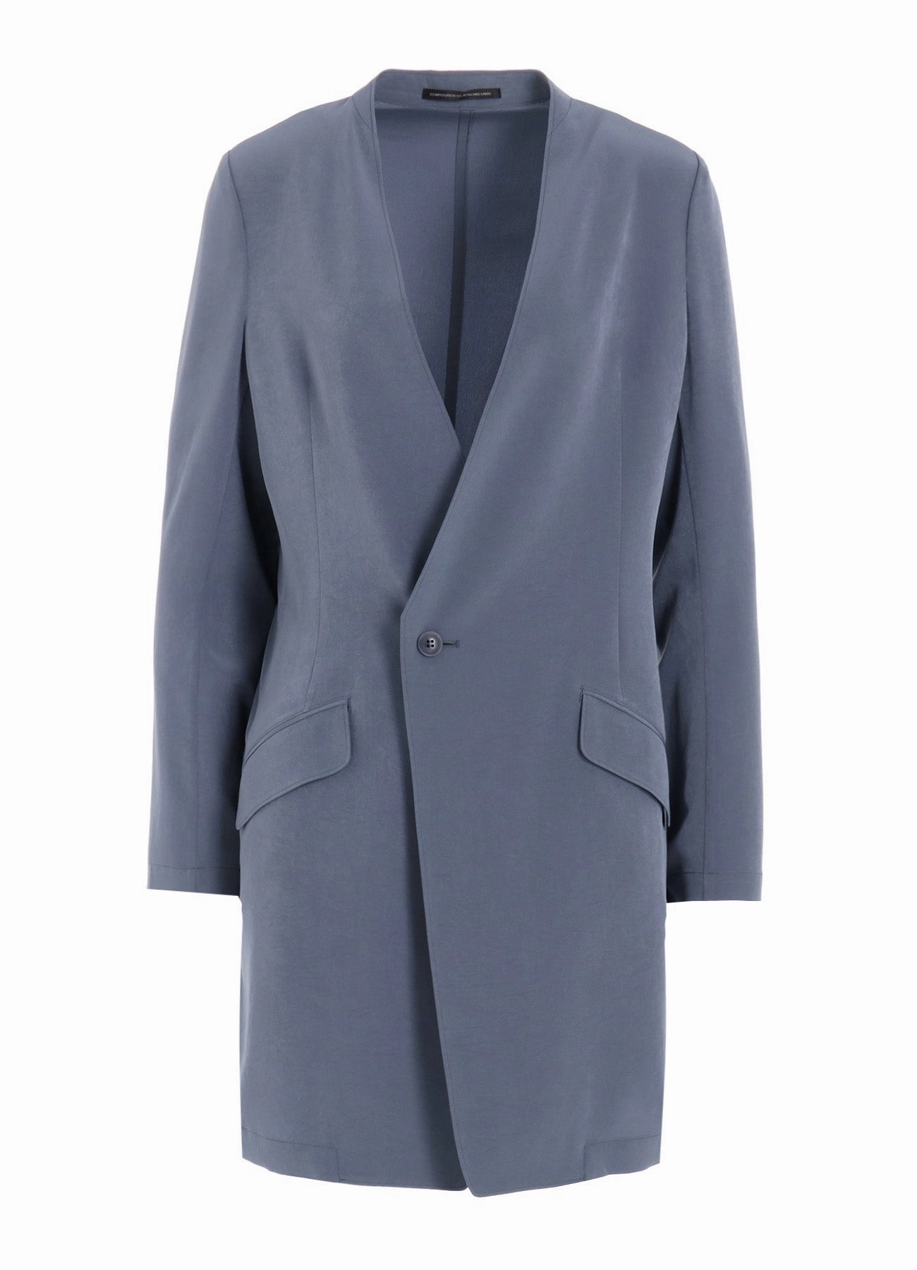 Lip-gloss CREPE de CHINE COLLARLESS JACKET