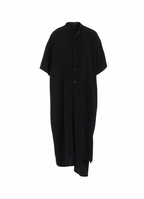 CREPE de CHINE HALF SLEEVE BOX SHIRT DRESS Perfect Design Relaxed and Elegant
