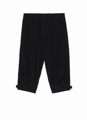 CREPE DE CHINE HEM BELT PANTS No Tag Compact Fit