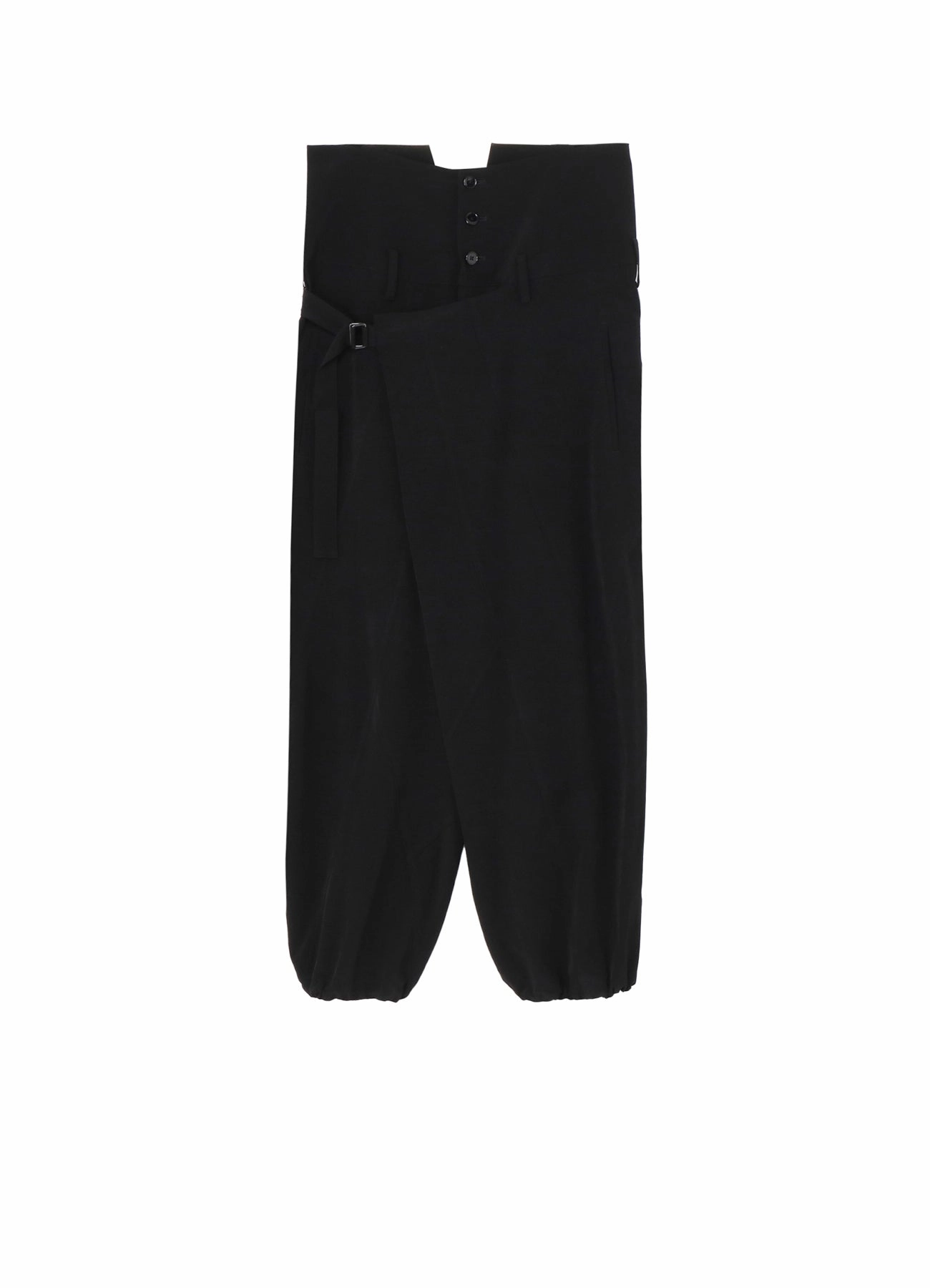 Celebrity-Inspired Urban Line CREPE DE CHINE HIGH WAIST TUCK PANTS