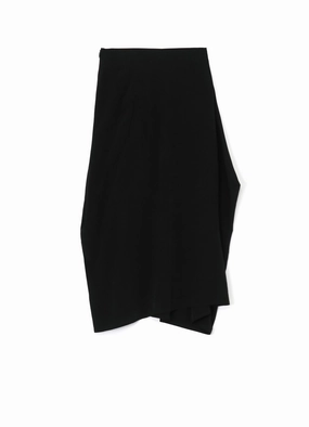 Versatile occasion dress Fashionable Look CREPE de CHINE PANEL TUCK FLARED SKIRT