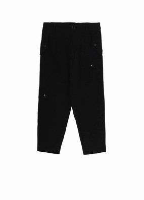 CREPE DE CHINE POCKET SLIM PANTS Modern Layer Machine washable