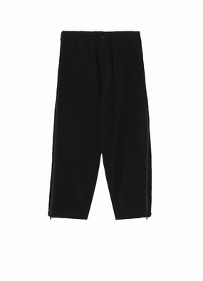 Curved Waistline CREPE DE CHINE SIDE FASTENER PANTS