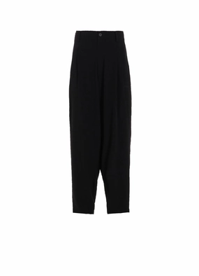 Fashion-Forward AbrasionGuardTape CREPE de CHINE SIde TUCK TROUSERS